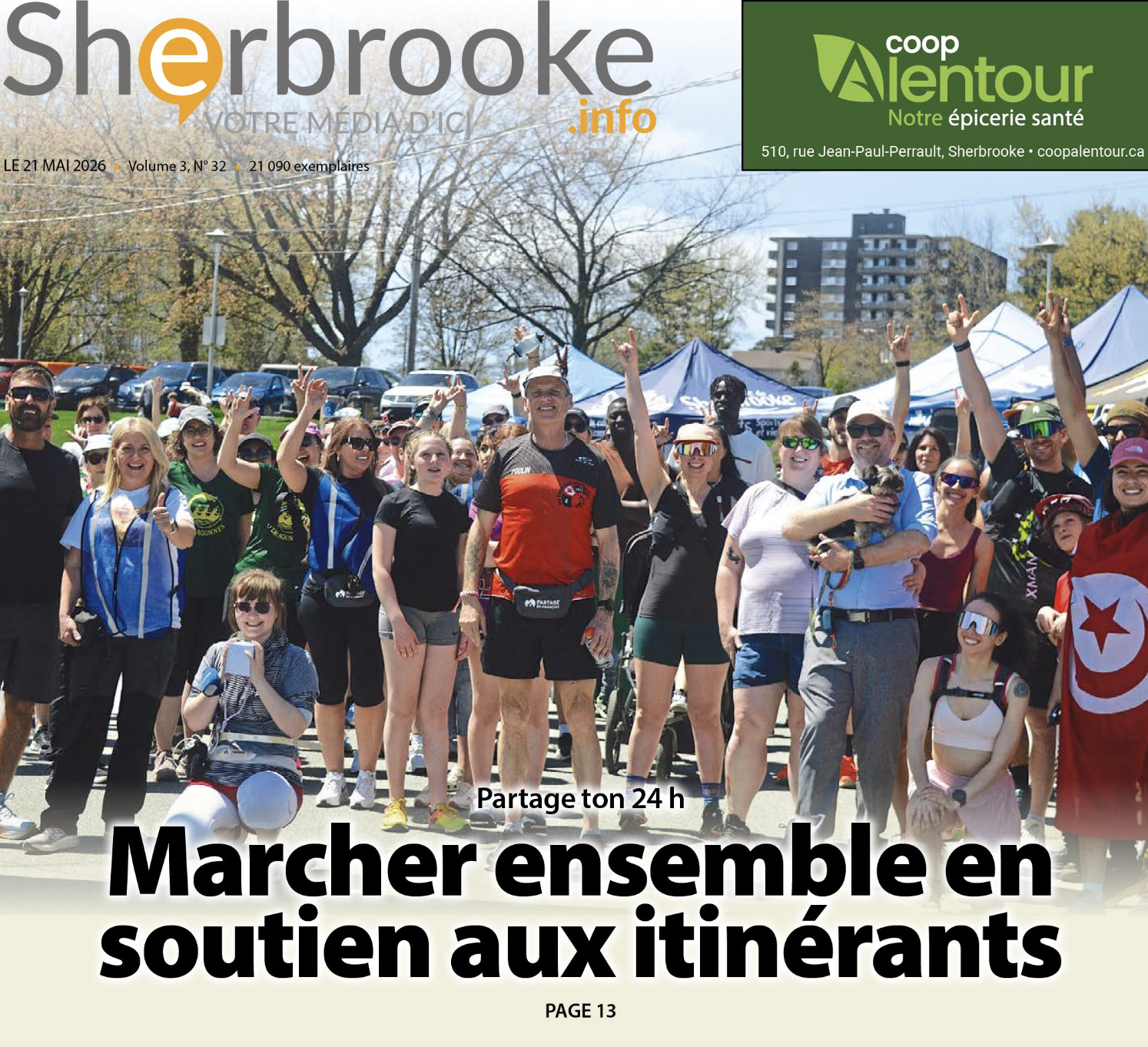 Marcher ensemble en soutien aux itinérants