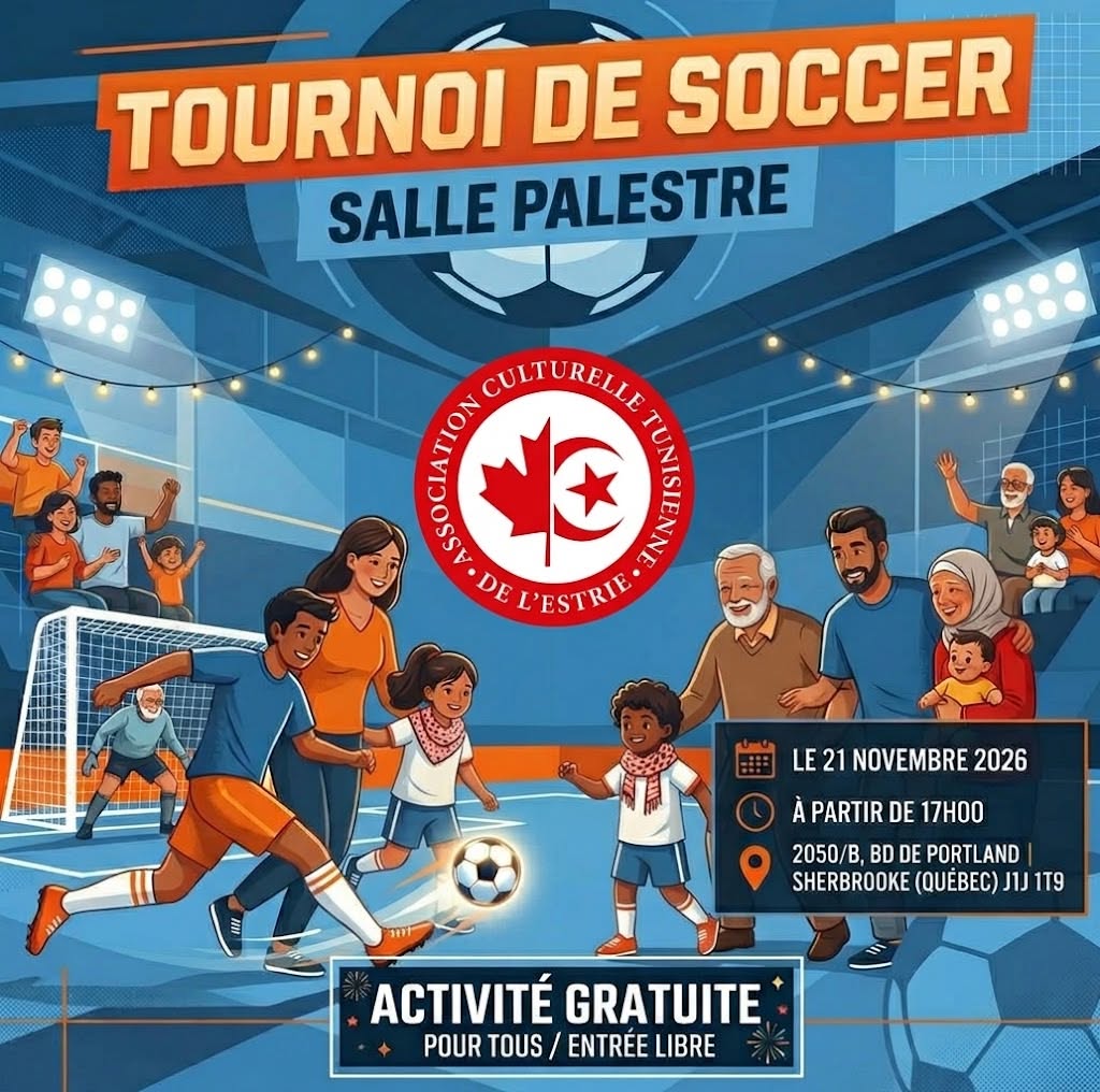 TOURNOI DE SOCCER - ACTIVITÉ GRATUITE POUR TOUS !